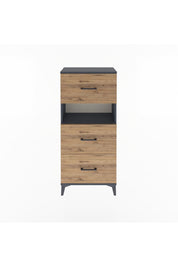 Arges Dolap Tek Raflı 3 Çekmeceli 60x30x134 - S17M106V6A