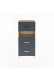 Arges Dolap Tek Raflı 3 Çekmeceli 60x30x134 - S17M106V8A