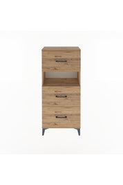 Arges Dolap Tek Raflı 3 Çekmeceli 60x30x134 - S17M106V9A