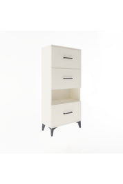 Arges Dolap Tek Raflı 3 Çekmeceli 60x30x134 - S17M107V1A