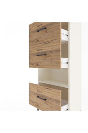 Arges Dolap Tek Raflı 3 Çekmeceli 60x30x134 - S17M107V3A
