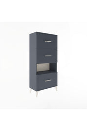 Arges Dolap Tek Raflı 3 Çekmeceli 60x30x134 - S17M107V5A