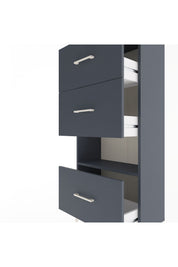 Arges Dolap Tek Raflı 3 Çekmeceli 60x30x134 - S17M107V5A