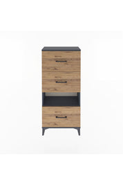 Arges Dolap Tek Raflı 3 Çekmeceli 60x30x134 - S17M107V6A