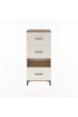 Arges Dolap Tek Raflı 3 Çekmeceli 60x30x134