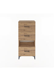 Arges Dolap Tek Raflı 3 Çekmeceli 60x30x134 - S17M107V9A