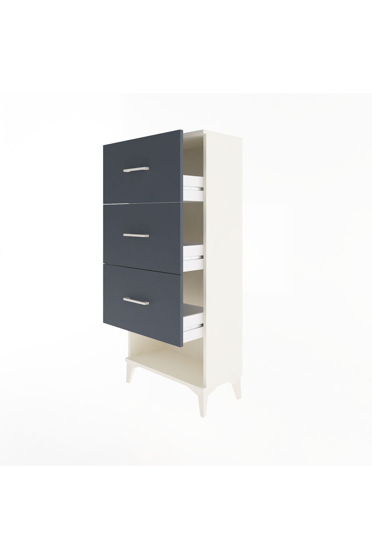Arges Dolap 3 Çekmeceli 60x30x134 - S17M108V2A