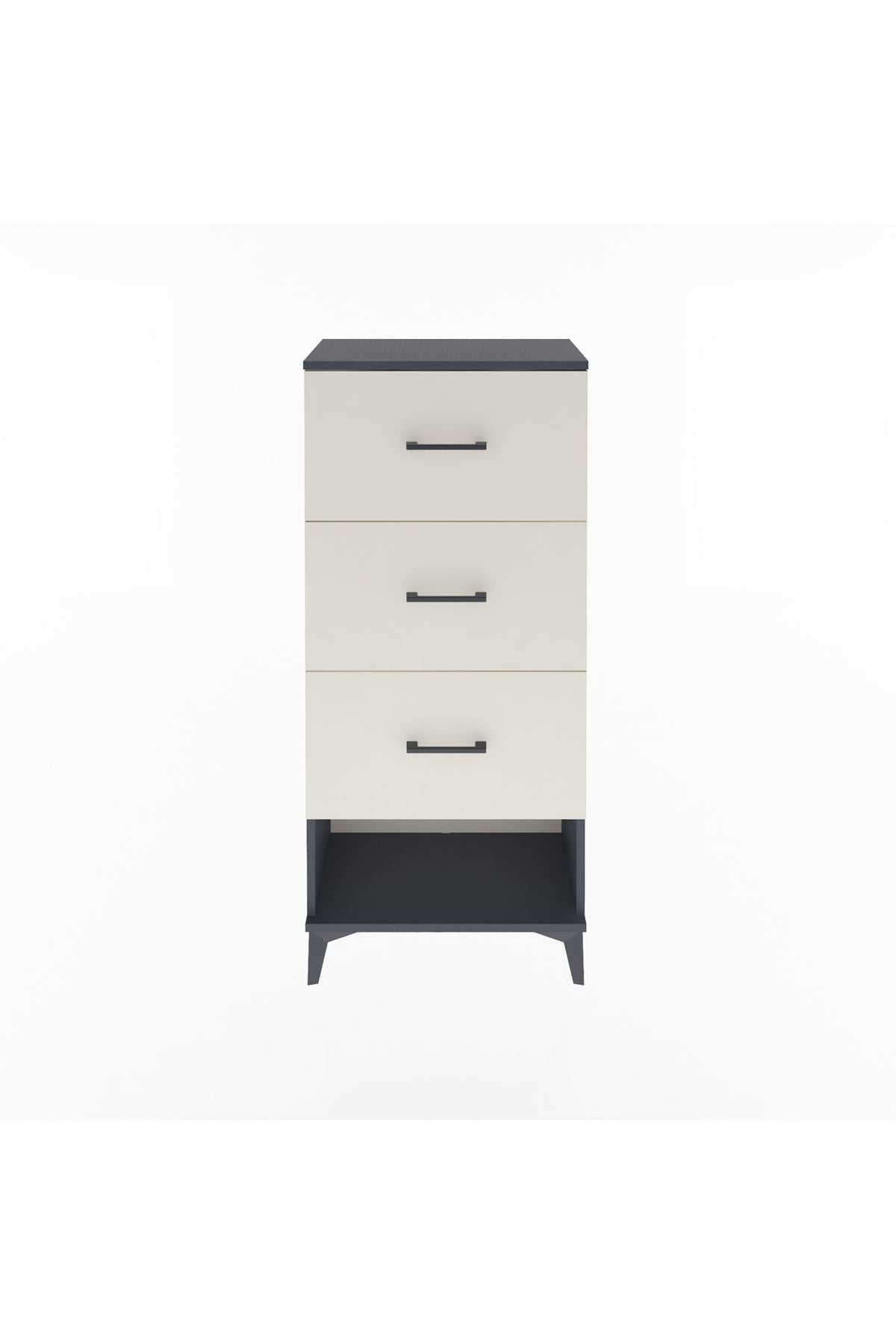 Arges Dolap 3 Çekmeceli 60x30x134 - S17M108V4A