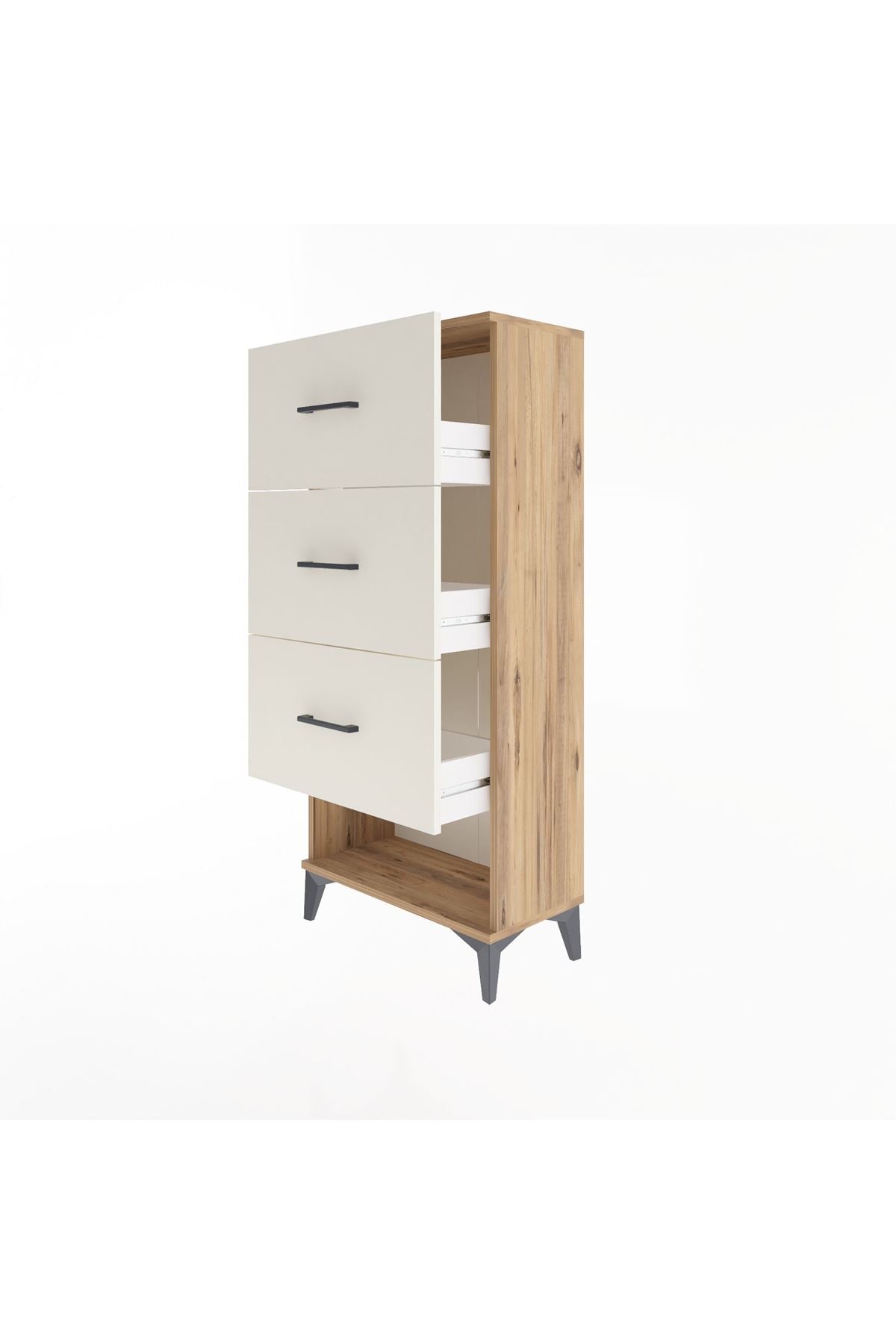 Arges Dolap 3 Çekmeceli 60x30x134 - S17M108V7A