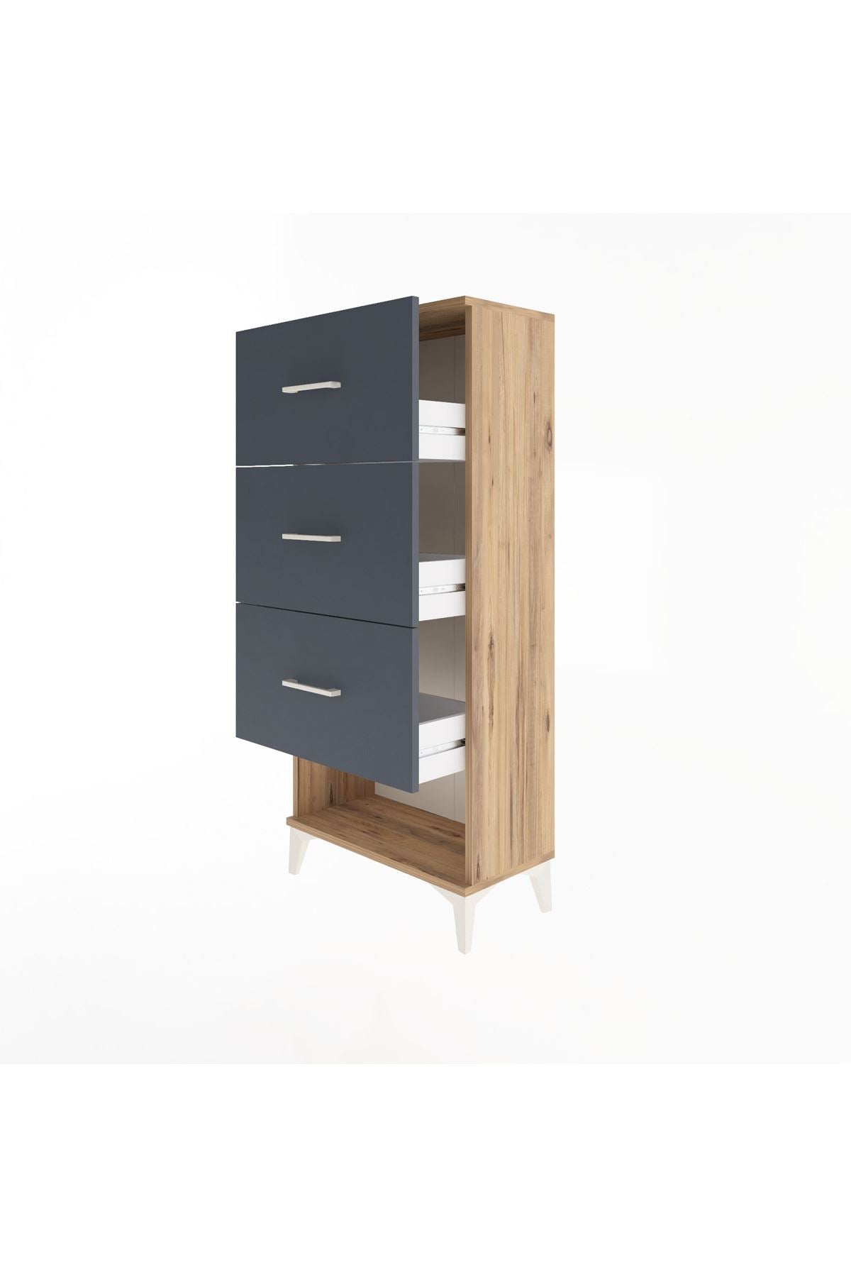 Arges Dolap 3 Çekmeceli 60x30x134 - S17M108V8A