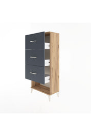 Arges Dolap 3 Çekmeceli 60x30x134 - S17M108V8A