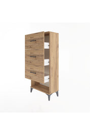 Arges Dolap 3 Çekmeceli 60x30x134 - S17M108V9A