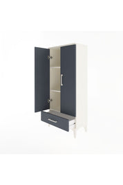 Arges Dolap 3 Raflı Tek Çekmeceli 2 Kapaklı 60x30x134 - S17M109V2A