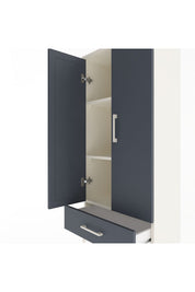 Arges Dolap 3 Raflı Tek Çekmeceli 2 Kapaklı 60x30x134 - S17M109V2A
