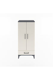 Arges Dolap 3 Raflı Tek Çekmeceli 2 Kapaklı 60x30x134 - S17M109V4A