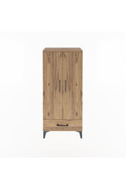 Arges Dolap 3 Raflı Tek Çekmeceli 2 Kapaklı 60x30x134 - S17M109V9A