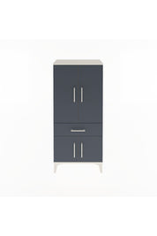 Arges Dolap 2 Raflı Tek Çekmeceli 4 Kapaklı 60x30x134 - S17M110V2A