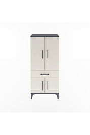 Arges Dolap 2 Raflı Tek Çekmeceli 4 Kapaklı 60x30x134 - S17M110V4A