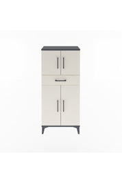 Arges Dolap 2 Raflı Tek Çekmeceli 4 Kapaklı 60x30x134 - S17M111V4A