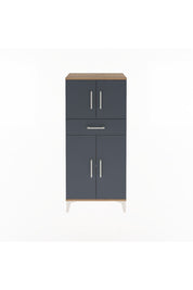 Arges Dolap 2 Raflı Tek Çekmeceli 4 Kapaklı 60x30x134 - S17M111V8A