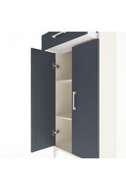 Arges Dolap 2 Raflı Tek Çekmeceli 2 Kapaklı 60x30x134 - S17M112V2A