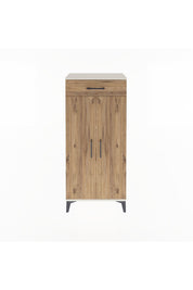 Arges Dolap 2 Raflı Tek Çekmeceli 2 Kapaklı 60x30x134 - S17M112V3A