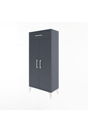Arges Dolap 2 Raflı Tek Çekmeceli 2 Kapaklı 60x30x134 - S17M112V5A