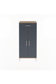 Arges Dolap 2 Raflı Tek Çekmeceli 2 Kapaklı 60x30x134 - S17M112V8A