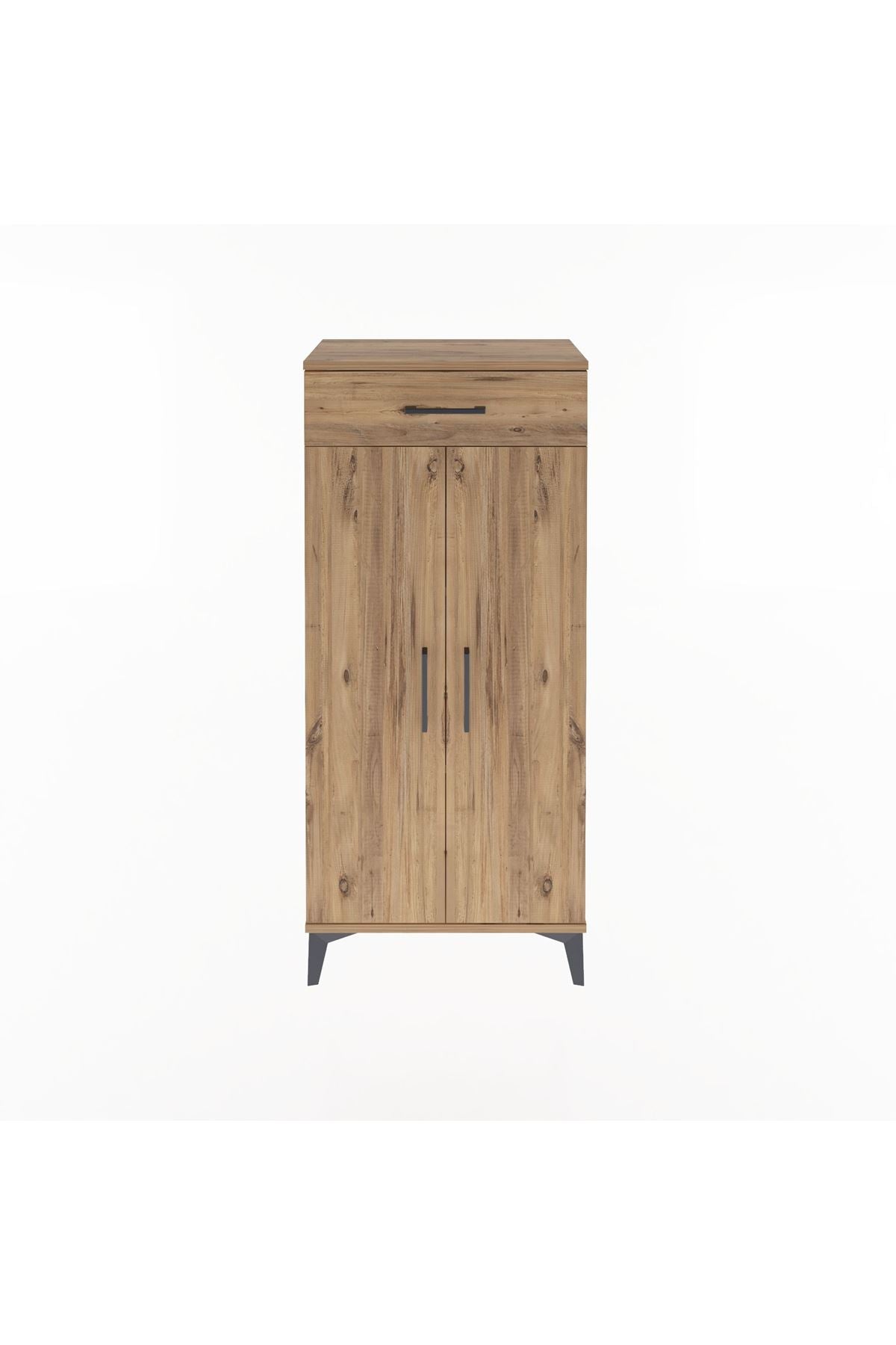 Arges Dolap 2 Raflı Tek Çekmeceli 2 Kapaklı 60x30x134 - S17M112V9A