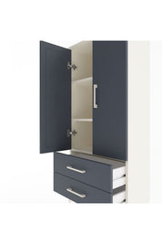 Arges Dolap 3 Raflı 2 Çekmeceli 2 Kapaklı 60x30x134 - S17M113V2A