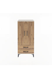 Arges Dolap 3 Raflı 2 Çekmeceli 2 Kapaklı 60x30x134 - S17M113V3A