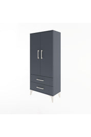 Arges Dolap 3 Raflı 2 Çekmeceli 2 Kapaklı 60x30x134 - S17M113V5A