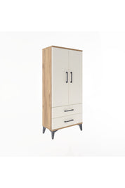 Arges Dolap 3 Raflı 2 Çekmeceli 2 Kapaklı 60x30x134 - S17M113V7A