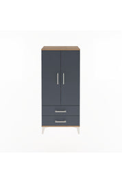Arges Dolap 3 Raflı 2 Çekmeceli 2 Kapaklı 60x30x134 - S17M113V8A