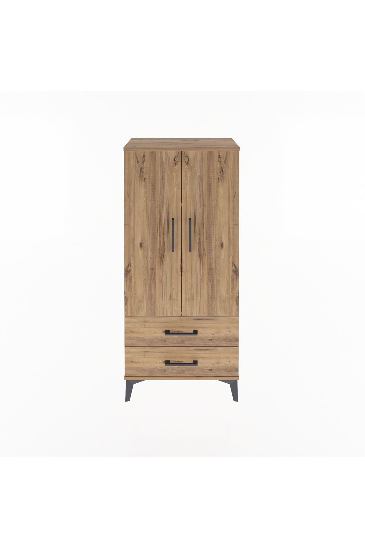 Arges Dolap 3 Raflı 2 Çekmeceli 2 Kapaklı 60x30x134 - S17M113V9A