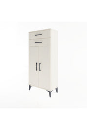 Arges Dolap 2 Raflı 2 Çekmeceli 2 Kapaklı 60x30x134 - S17M115V1A