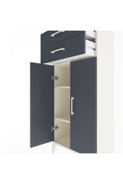 Arges Dolap 2 Raflı 2 Çekmeceli 2 Kapaklı 60x30x134 - S17M115V2A