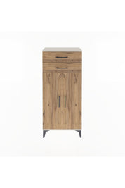 Arges Dolap 2 Raflı 2 Çekmeceli 2 Kapaklı 60x30x134 - S17M115V3A