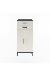 Arges Dolap 2 Raflı 2 Çekmeceli 2 Kapaklı 60x30x134 - S17M115V4A