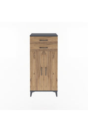 Arges Dolap 2 Raflı 2 Çekmeceli 2 Kapaklı 60x30x134 - S17M115V6A