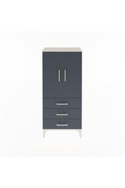 Arges Dolap 3 Raflı 3 Çekmeceli 2 Kapaklı 60x30x134 - S17M116V2A
