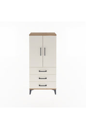 Arges Dolap 3 Raflı 3 Çekmeceli 2 Kapaklı 60x30x134 - S17M116V7A