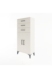 Arges Dolap 2 Raflı 3 Çekmeceli 2 Kapaklı 60x30x134 - S17M118V1A