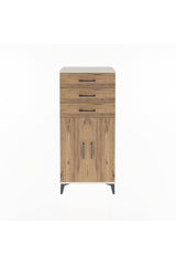 Arges Dolap 2 Raflı 3 Çekmeceli 2 Kapaklı 60x30x134
