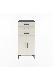 Arges Dolap 2 Raflı 3 Çekmeceli 2 Kapaklı 60x30x134 - S17M118V4A