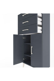 Arges Dolap 2 Raflı 3 Çekmeceli 2 Kapaklı 60x30x134 - S17M118V5A