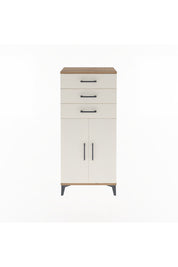 Arges Dolap 2 Raflı 3 Çekmeceli 2 Kapaklı 60x30x134 - S17M118V7A