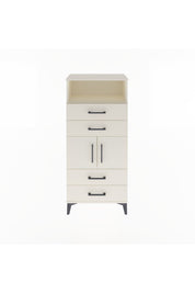 Arges Dolap 2 Raflı 4 Çekmeceli 2 Kapaklı 60x30x134 - S17M120V1A