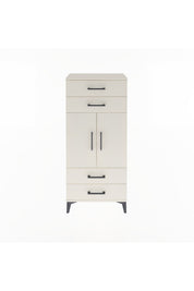 Arges Dolap 2 Raflı 4 Çekmeceli 2 Kapaklı 60x30x134 - S17M121V1A
