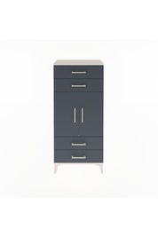 Arges Dolap 2 Raflı 4 Çekmeceli 2 Kapaklı 60x30x134 - S17M121V2A